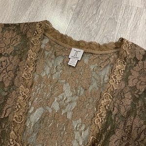 Tristan lace cardigan